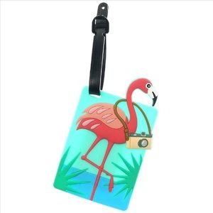 Flamingo Luggage Tag